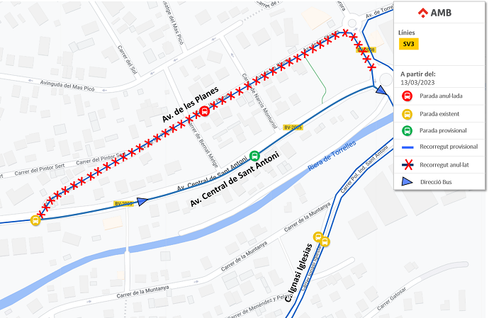 Plànol il·lustratiu. La informació mostrada al plànol es troba descrita al text d'aquesta pàgina.