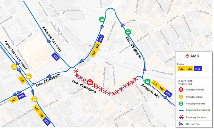 Plànol il·lustratiu. La informació mostrada al plànol es troba descrita al text d'aquesta pàgina.