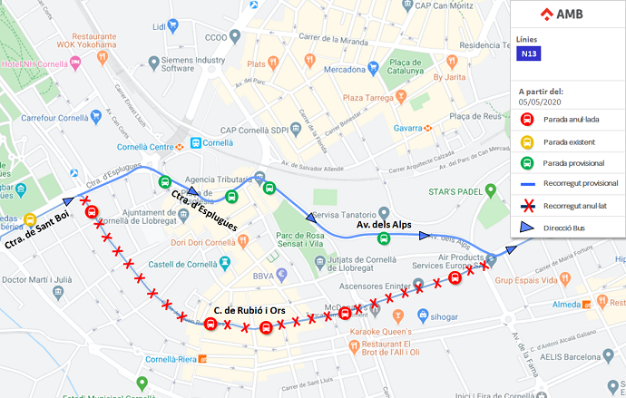 Plànol il·lustratiu. La informació mostrada al plànol es troba descrita al text d'aquesta pàgina.