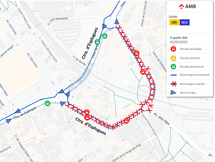 Plànol il·lustratiu. La informació mostrada al plànol es troba descrita al text d'aquesta pàgina.