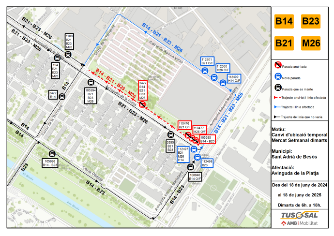 Plànol il·lustratiu. La informació mostrada al plànol es troba descrita al text d'aquesta pàgina.