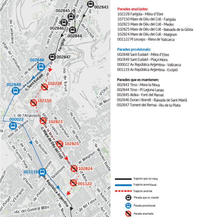 Plànol il·lustratiu. La informació mostrada al plànol es troba descrita al text d'aquesta pàgina.