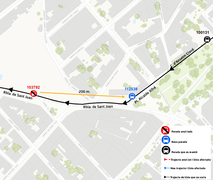 Plànol il·lustratiu. La informació mostrada al plànol es troba descrita al text d'aquesta pàgina.