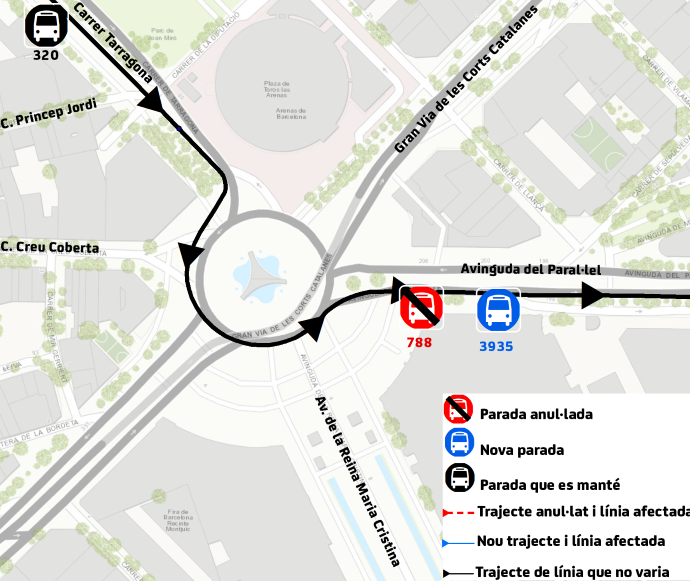 Plànol il·lustratiu. La informació mostrada al plànol es troba descrita al text d'aquesta pàgina.