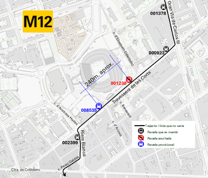Plànol il·lustratiu. La informació mostrada al plànol es troba descrita al text d'aquesta pàgina.