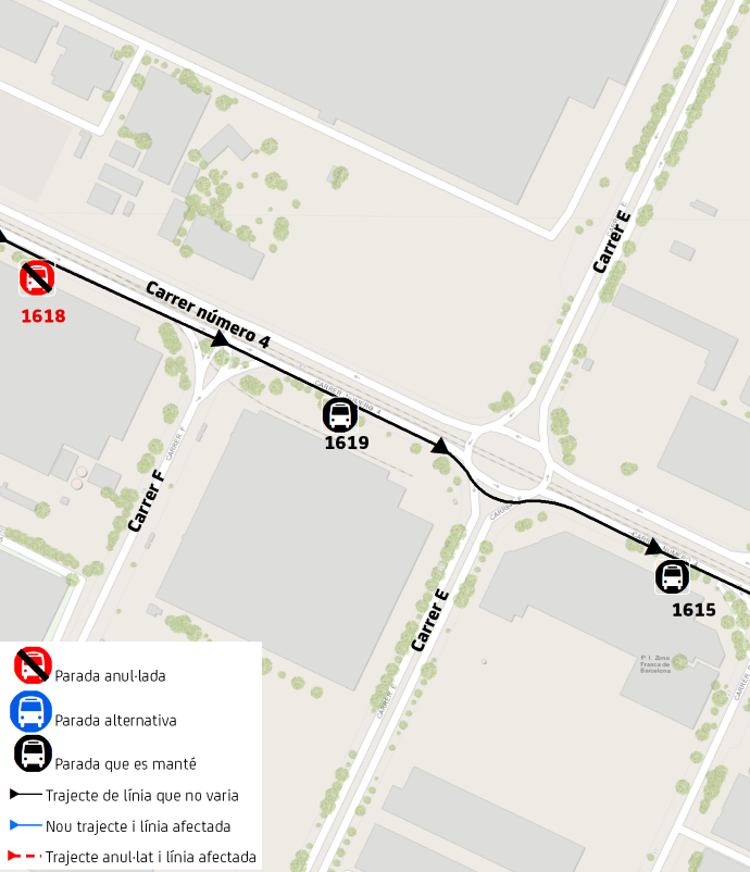 Plànol il·lustratiu. La informació mostrada al plànol es troba descrita al text d'aquesta pàgina.