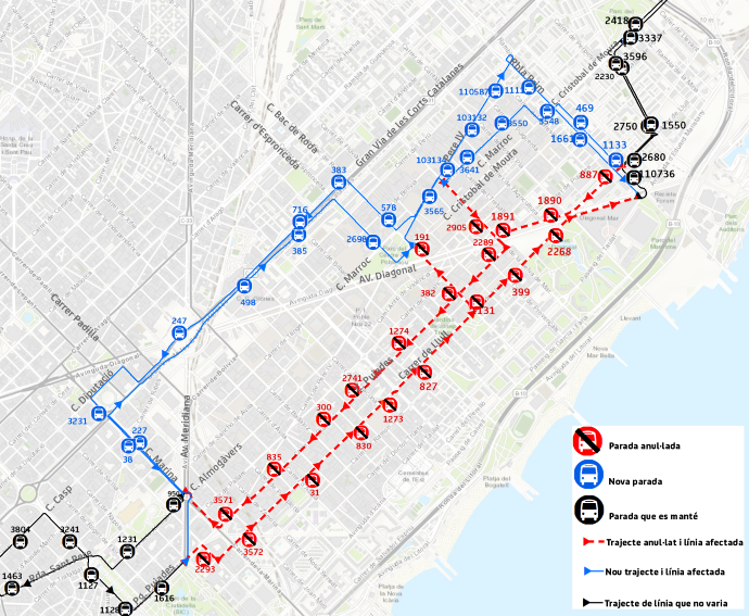 Plànol il·lustratiu. La informació mostrada al plànol es troba descrita al text d'aquesta pàgina.