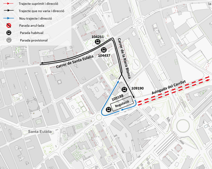 Plànol il·lustratiu. La informació mostrada al plànol es troba descrita al text d'aquesta pàgina.