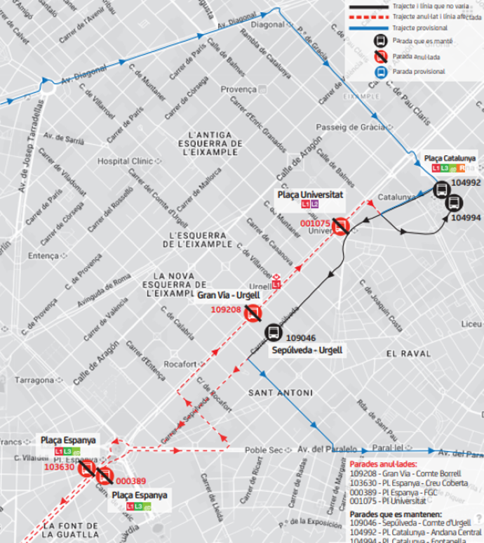 Plànol il·lustratiu. La informació mostrada al plànol es troba descrita al text d'aquesta pàgina.
