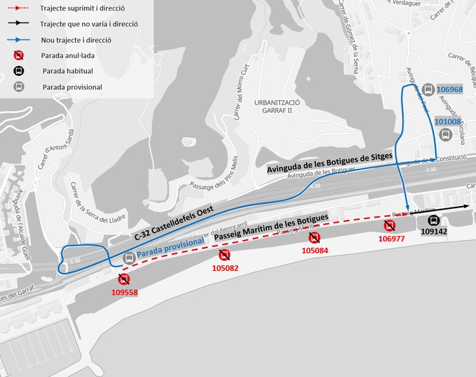 Plànol il·lustratiu. La informació mostrada al plànol es troba descrita al text d'aquesta pàgina.