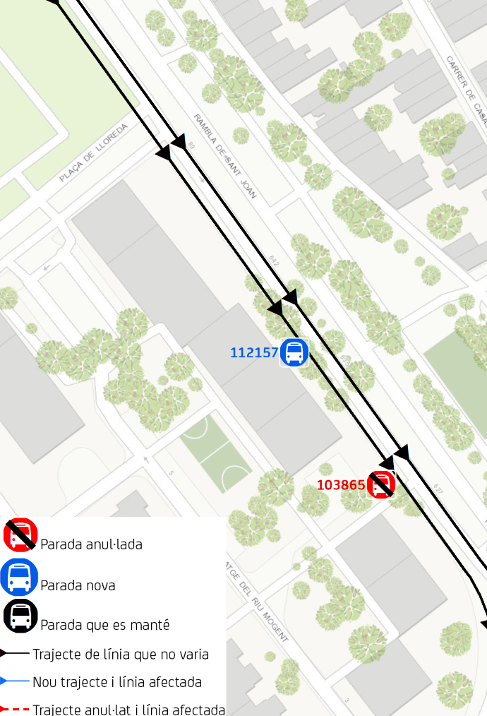 Plànol il·lustratiu. La informació mostrada al plànol es troba descrita al text d'aquesta pàgina.
