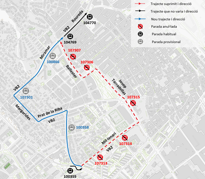 Plànol il·lustratiu. La informació mostrada al plànol es troba descrita al text d'aquesta pàgina.