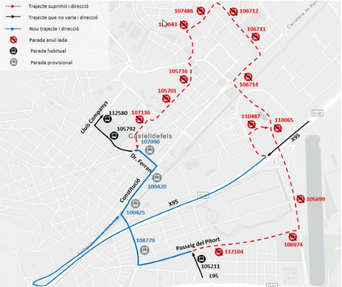 Plànol il·lustratiu. La informació mostrada al plànol es troba descrita al text d'aquesta pàgina.