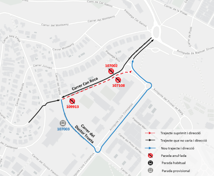 Plànol il·lustratiu. La informació mostrada al plànol es troba descrita al text d'aquesta pàgina.