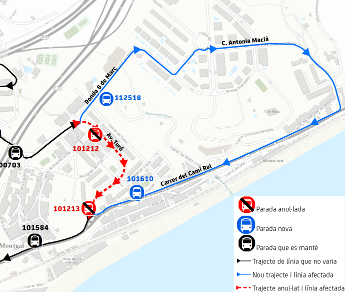 Plànol il·lustratiu. La informació mostrada al plànol es troba descrita al text d'aquesta pàgina.