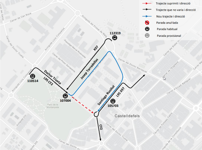 Plànol il·lustratiu. La informació mostrada al plànol es troba descrita al text d'aquesta pàgina.