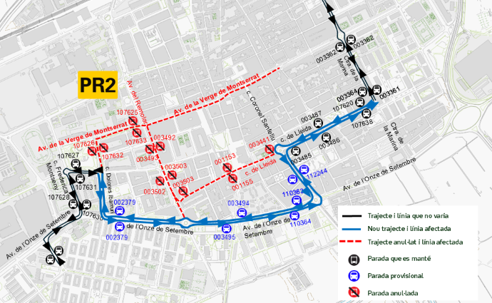 Plànol il·lustratiu. La informació mostrada al plànol es troba descrita al text d'aquesta pàgina.