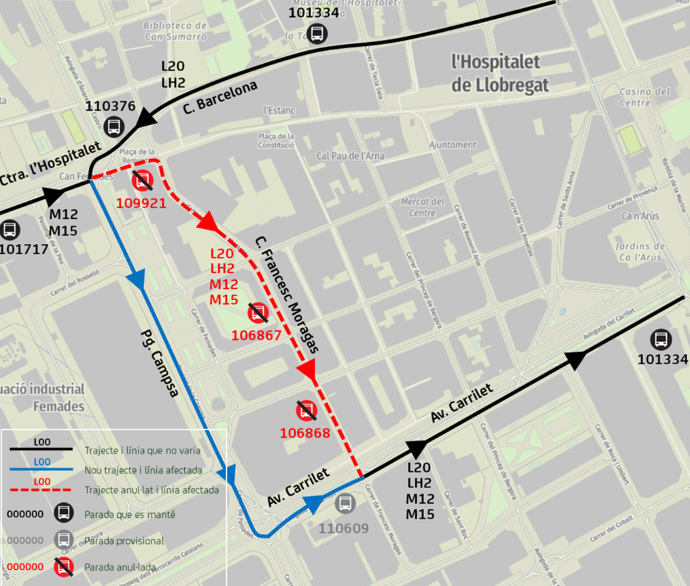 Plànol il·lustratiu. La informació mostrada al plànol es troba descrita al text d'aquesta pàgina.