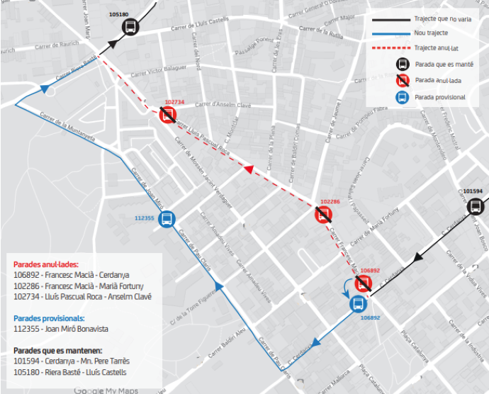 Plànol il·lustratiu. La informació mostrada al plànol es troba descrita al text d'aquesta pàgina.