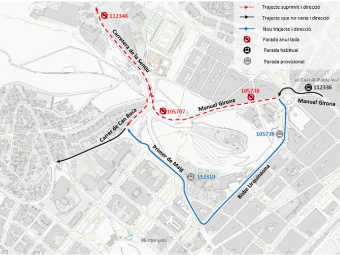 Plànol il·lustratiu. La informació mostrada al plànol es troba descrita al text d'aquesta pàgina.