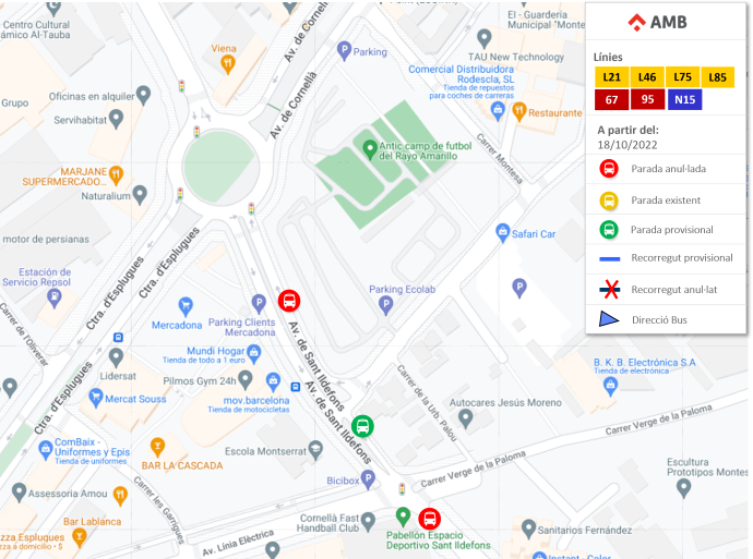 Plànol il·lustratiu. La informació mostrada al plànol es troba descrita al text d'aquesta pàgina.