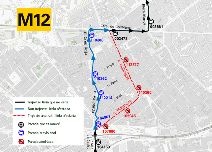 Plànol il·lustratiu. La informació mostrada al plànol es troba descrita al text d'aquesta pàgina.