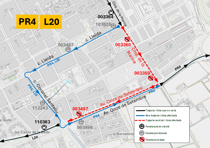 Plànol il·lustratiu. La informació mostrada al plànol es troba descrita al text d'aquesta pàgina.