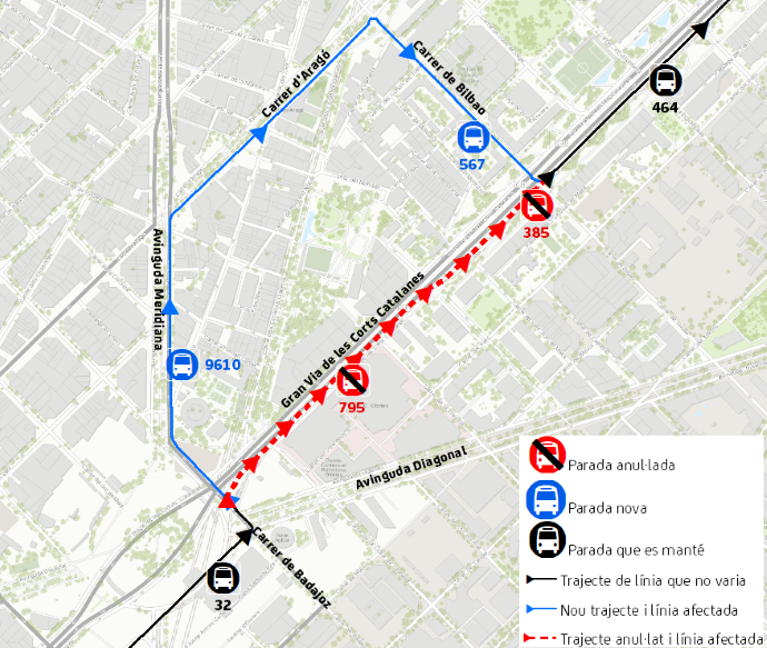 Plànol il·lustratiu. La informació mostrada al plànol es troba descrita al text d'aquesta pàgina.