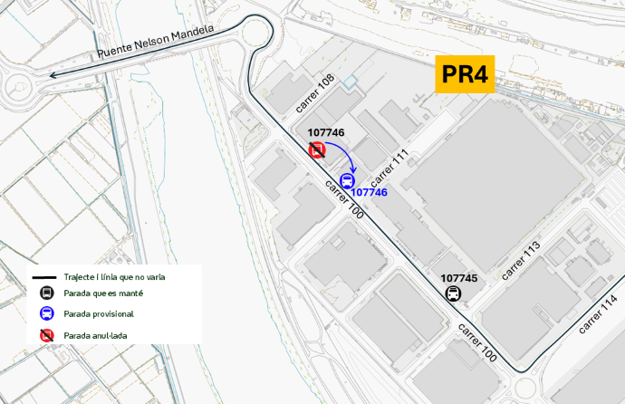 Plànol il·lustratiu. La informació mostrada al plànol es troba descrita al text d'aquesta pàgina.