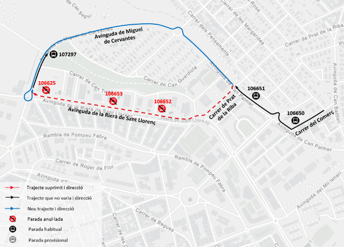 Plànol il·lustratiu. La informació mostrada al plànol es troba descrita al text d'aquesta pàgina.