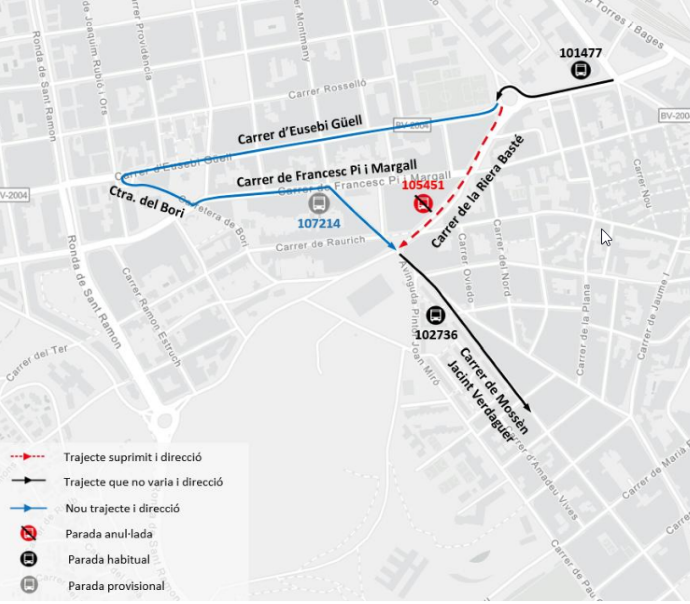 Plànol il·lustratiu. La informació mostrada al plànol es troba descrita al text d'aquesta pàgina.