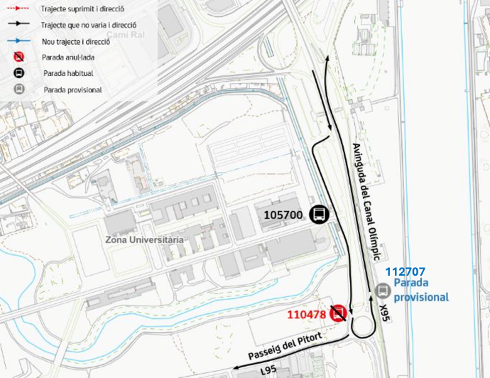 Plànol il·lustratiu. La informació mostrada al plànol es troba descrita al text d'aquesta pàgina.