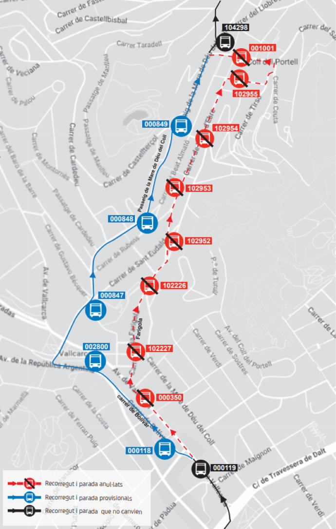 Plànol il·lustratiu. La informació mostrada al plànol es troba descrita al text d'aquesta pàgina.