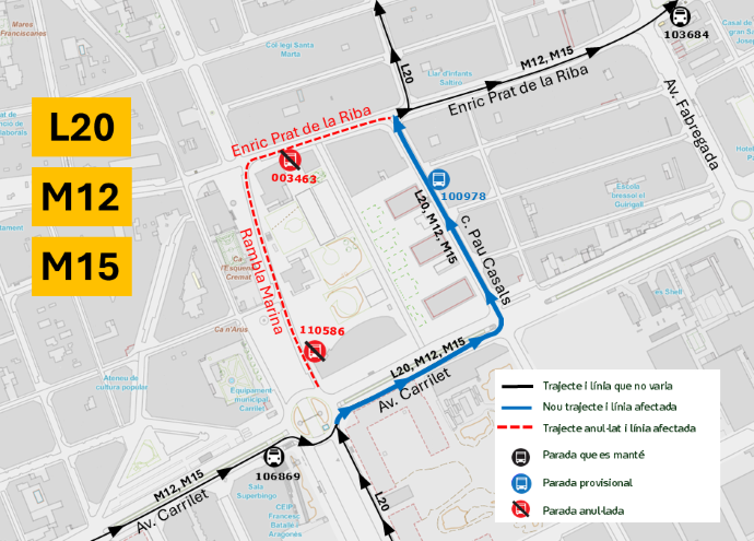Plànol il·lustratiu. La informació mostrada al plànol es troba descrita al text d'aquesta pàgina.