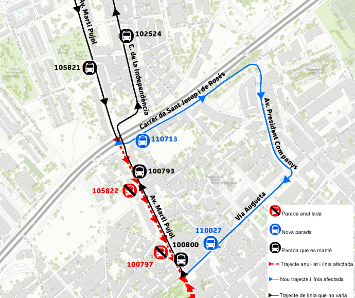Plànol il·lustratiu. La informació mostrada al plànol es troba descrita al text d'aquesta pàgina.