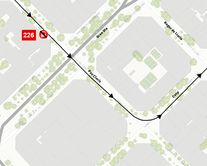 Plànol il·lustratiu. La informació mostrada al plànol es troba descrita al text d'aquesta pàgina.