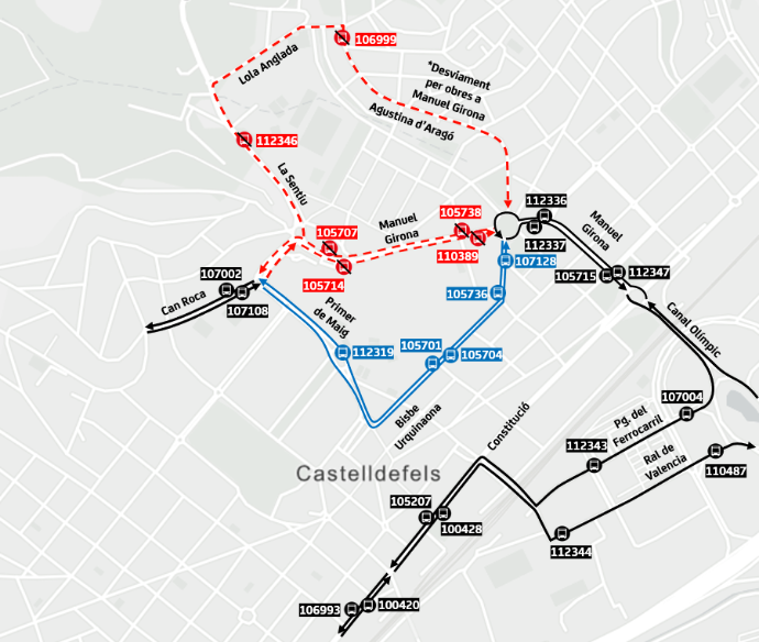Plànol il·lustratiu. La informació mostrada al plànol es troba descrita al text d'aquesta pàgina.