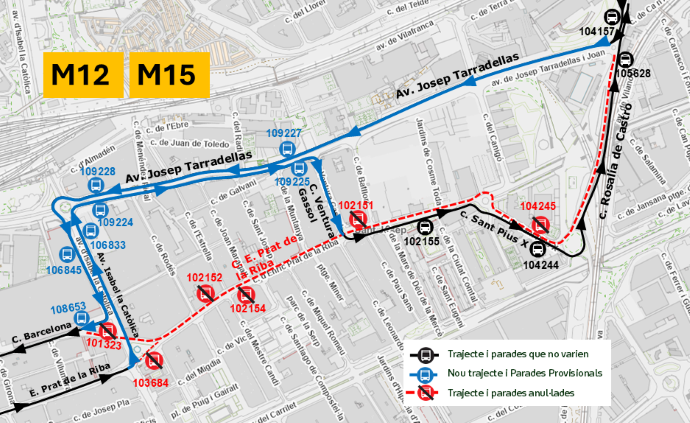 Plànol il·lustratiu. La informació mostrada al plànol es troba descrita al text d'aquesta pàgina.
