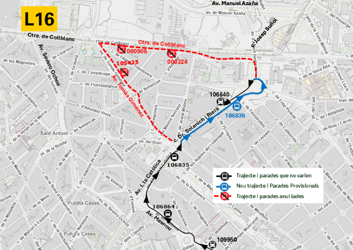 Plànol il·lustratiu. La informació mostrada al plànol es troba descrita al text d'aquesta pàgina.