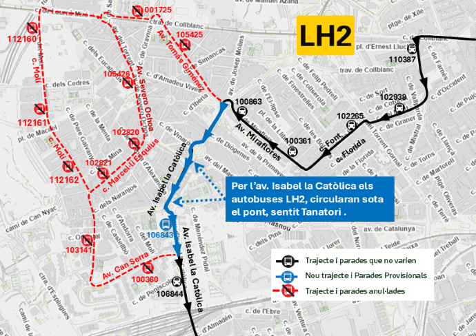 Plànol il·lustratiu. La informació mostrada al plànol es troba descrita al text d'aquesta pàgina.