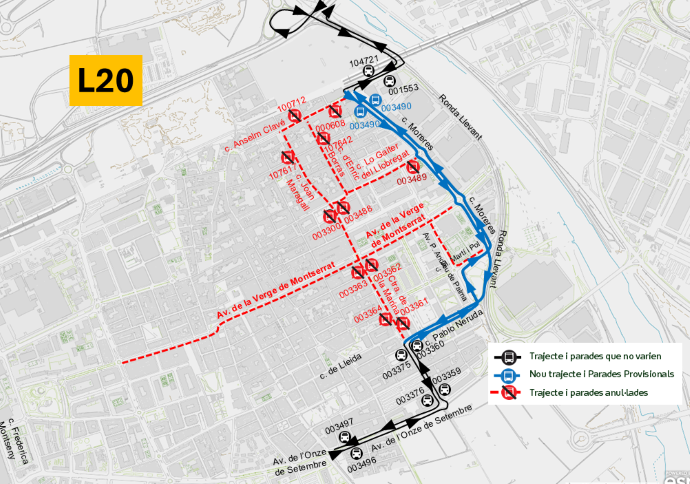 Plànol il·lustratiu. La informació mostrada al plànol es troba descrita al text d'aquesta pàgina.