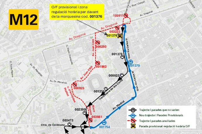 Plànol il·lustratiu. La informació mostrada al plànol es troba descrita al text d'aquesta pàgina.