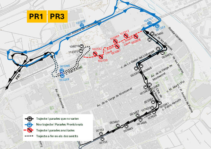 Plànol il·lustratiu. La informació mostrada al plànol es troba descrita al text d'aquesta pàgina.