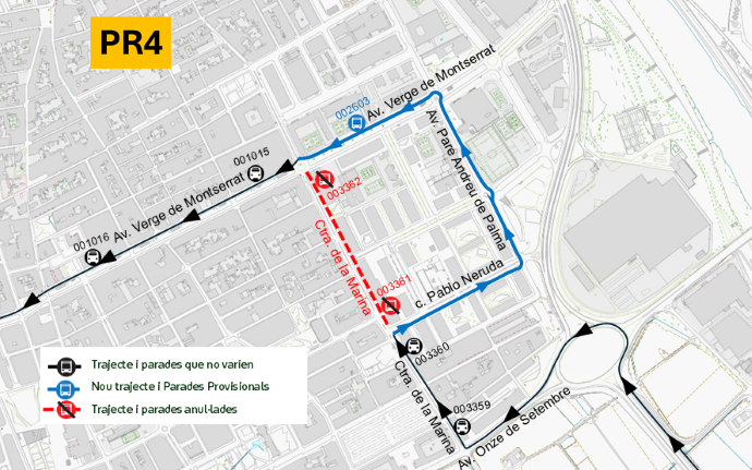 Plànol il·lustratiu. La informació mostrada al plànol es troba descrita al text d'aquesta pàgina.