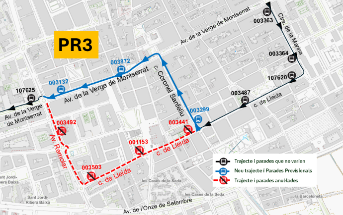 Plànol il·lustratiu. La informació mostrada al plànol es troba descrita al text d'aquesta pàgina.