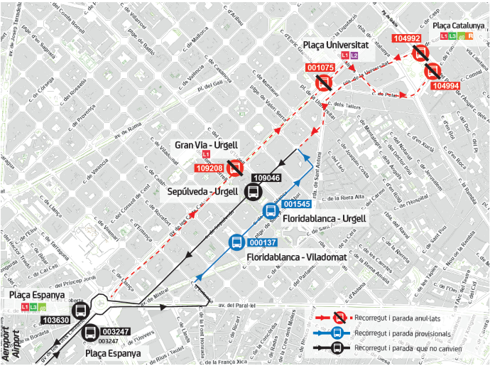 Plànol il·lustratiu. La informació mostrada al plànol es troba descrita al text d'aquesta pàgina.