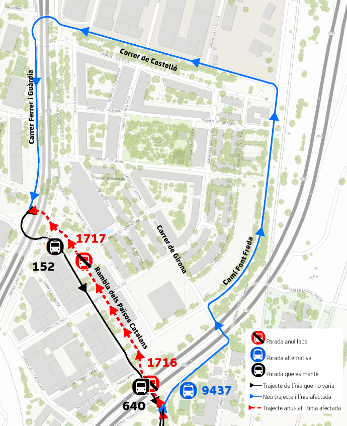 Plànol il·lustratiu. La informació mostrada al plànol es troba descrita al text d'aquesta pàgina.
