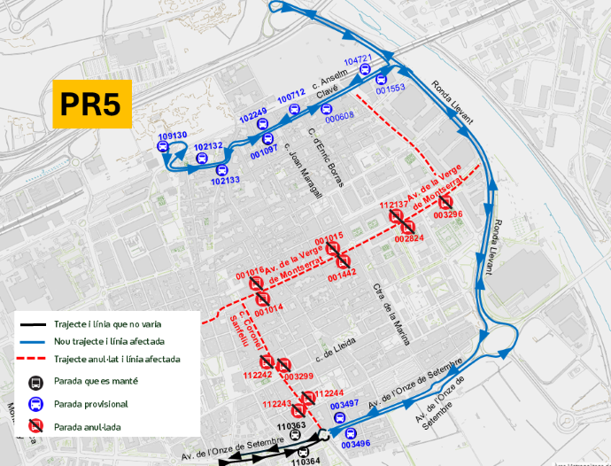 Plànol il·lustratiu. La informació mostrada al plànol es troba descrita al text d'aquesta pàgina.