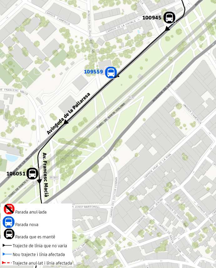 Plànol il·lustratiu. La informació mostrada al plànol es troba descrita al text d'aquesta pàgina.