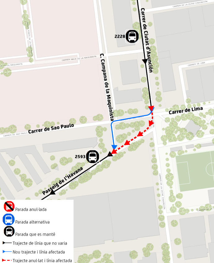 Plànol il·lustratiu. La informació mostrada al plànol es troba descrita al text d'aquesta pàgina.